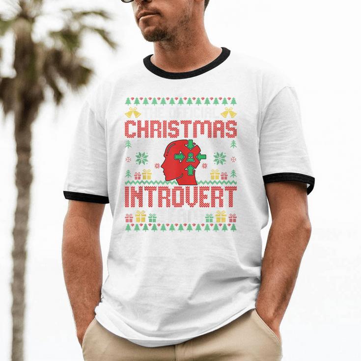 Christmas Introvert Team Introvert Introverted Xmas Unisex Cotton Ringer T-Shirt Christmas Introvert Team Introvert Introverted Xmas Unisex Cotton Ringer T-Shirt