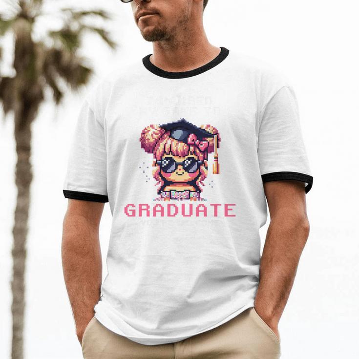 Classic I'm From The 1900s Retro Games Graduating Girl Premium Unisex Cotton Ringer T-Shirt Classic I'm From The 1900s Retro Games Graduating Girl Premium Unisex Cotton Ringer T-Shirt