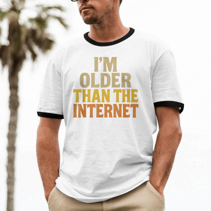 Classic Internet Nostalgia Humor Retro Quote Unisex Cotton Ringer T-Shirt Classic Internet Nostalgia Humor Retro Quote Unisex Cotton Ringer T-Shirt
