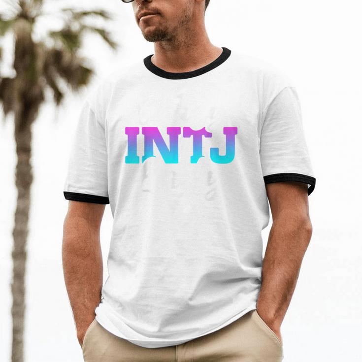 Crazy INTJ Lady Introvert Personality Unisex Cotton Ringer T-Shirt