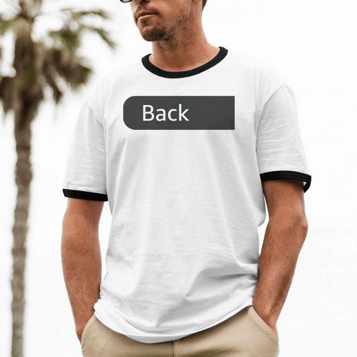 Dear Person Behind Me If You Can Read This Introvert Unisex Cotton Ringer T-Shirt