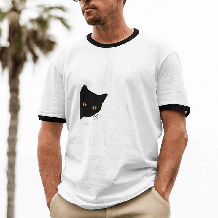 Ew People Cat Introvert Anti-Social Unisex Cotton Ringer T-Shirt Ew People Cat Introvert Anti-Social Unisex Cotton Ringer T-Shirt