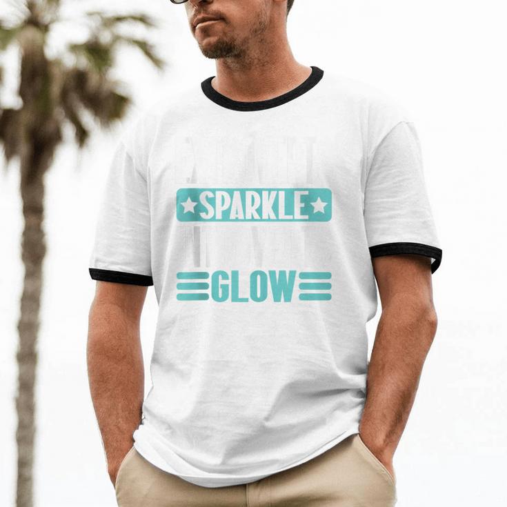 Extroverts Sparkle Introverts Glow Introvert Unisex Cotton Ringer T-Shirt Extroverts Sparkle Introverts Glow Introvert Unisex Cotton Ringer T-Shirt