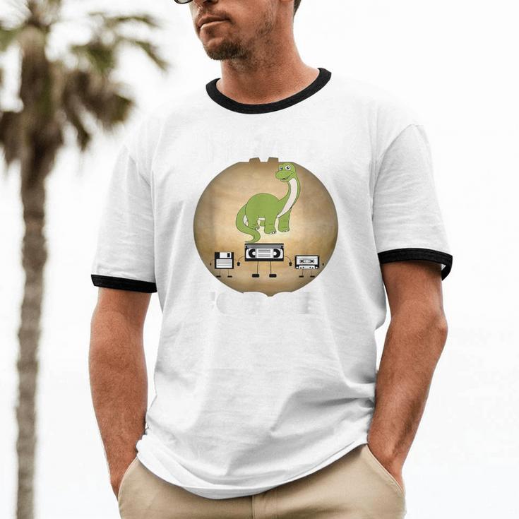 Never Forget Women Men Never Forget Men Nostalgia Unisex Cotton Ringer T-Shirt