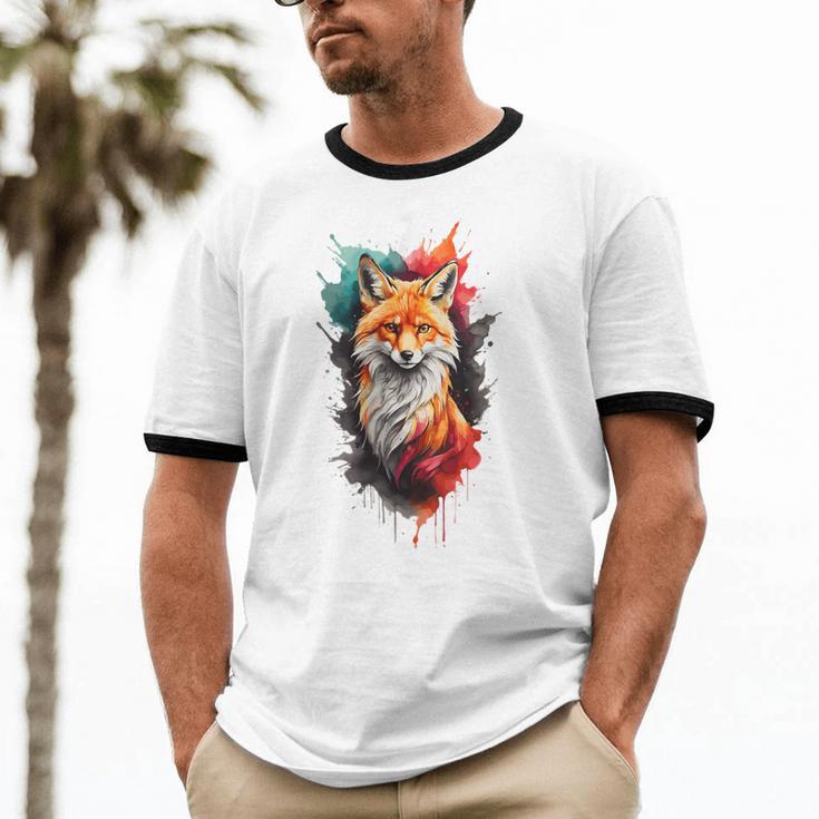 Fox For Fox Lovers Men Women Kids Introverts Unisex Cotton Ringer T-Shirt Fox For Fox Lovers Men Women Kids Introverts Unisex Cotton Ringer T-Shirt