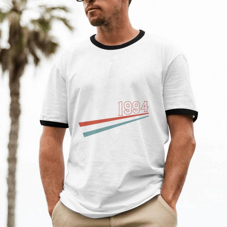 Freeze Tag 90s Nostalgia Premium Tri-Blend Unisex Cotton Ringer T-Shirt