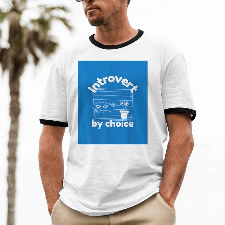 Fun For Introverts Unisex Cotton Ringer T-Shirt
