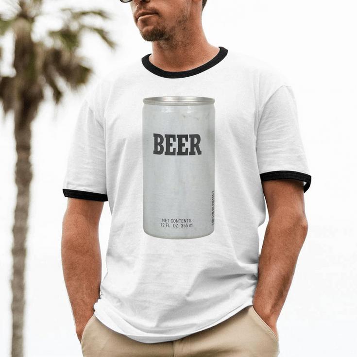 Generic Beer 1980s 80s Nostalgia Unisex Cotton Ringer T-Shirt
