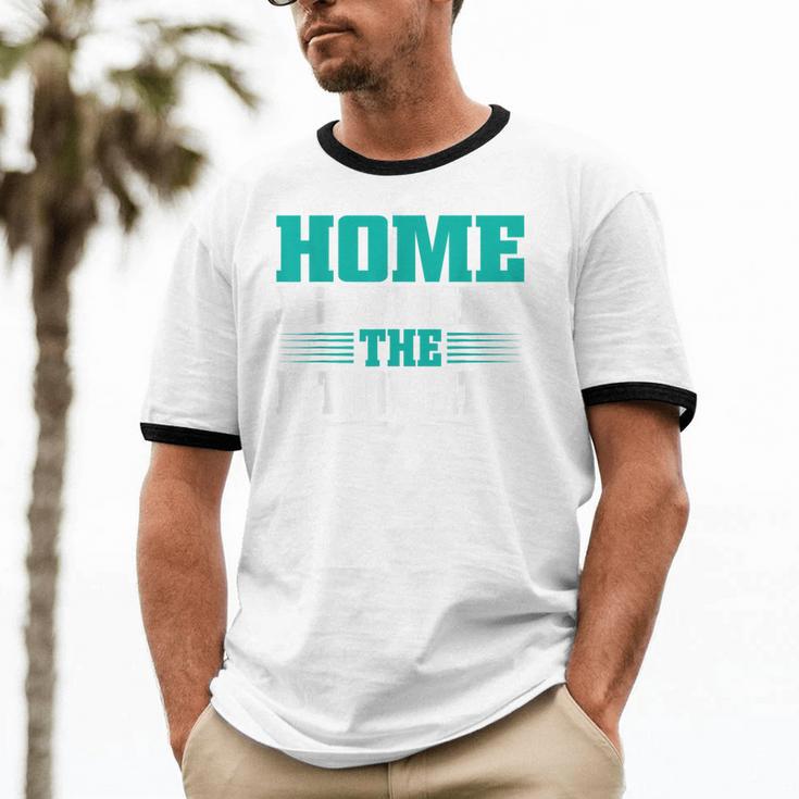 Home Is Where The Introvert Is Introvert Unisex Cotton Ringer T-Shirt