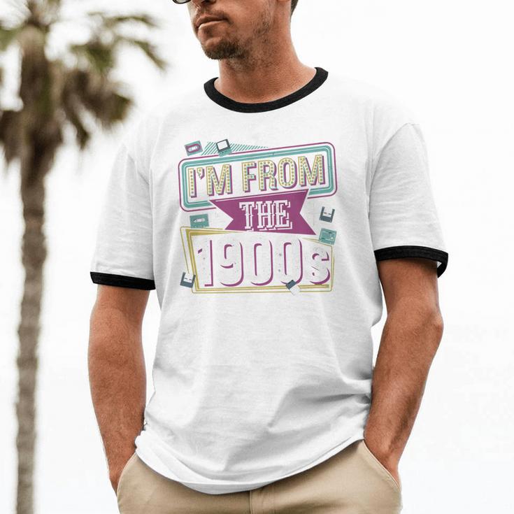 I'm From The 1900s Premium Unisex Cotton Ringer T-Shirt