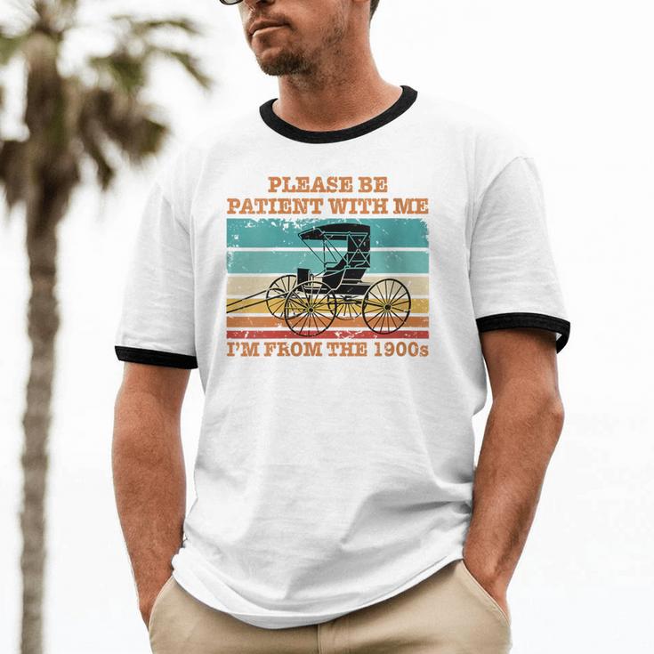 I'm From The 1900s Vintage Retirement Unisex Cotton Ringer T-Shirt I'm From The 1900s Vintage Retirement Unisex Cotton Ringer T-Shirt