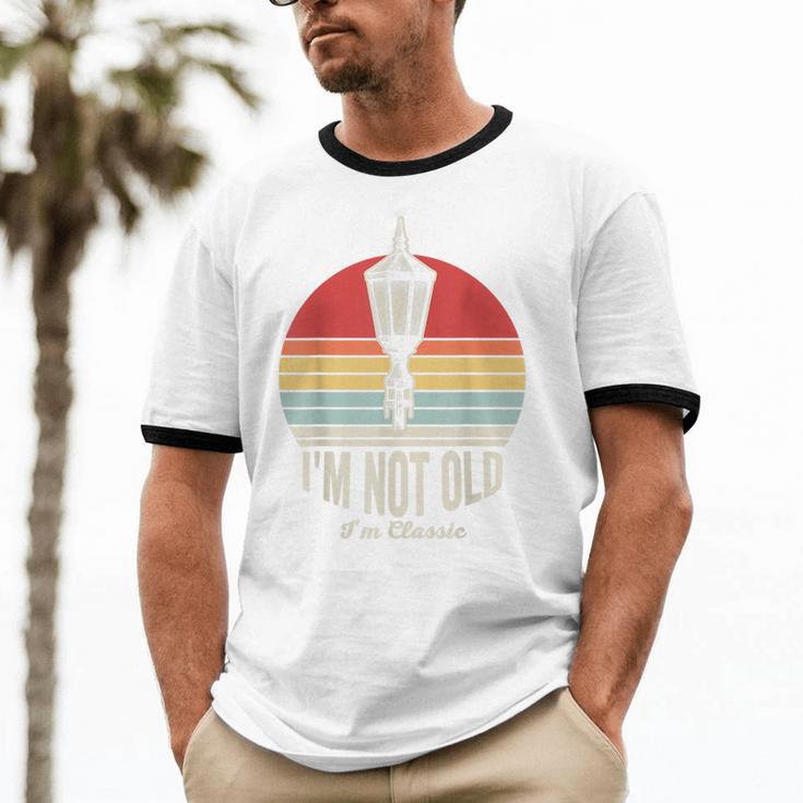 I'm Not Old I'm Classic Retro Nostalgia Unisex Cotton Ringer T-Shirt I'm Not Old I'm Classic Retro Nostalgia Unisex Cotton Ringer T-Shirt