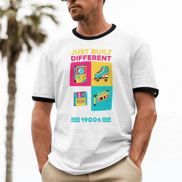 Just Built Different I'M From The 1900S Retro Premium Unisex Cotton Ringer T-Shirt