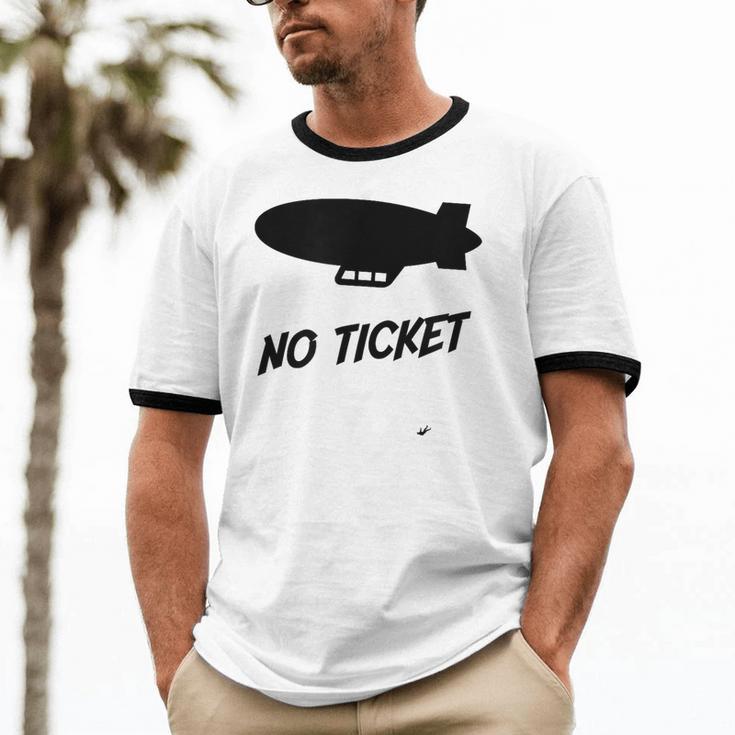 No Ticket Jones 80's Nostalgia Unisex Cotton Ringer T-Shirt