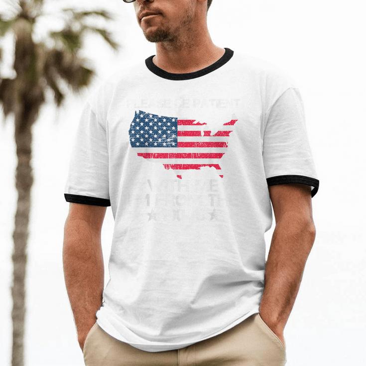 Please Be Patient With Me I'm From The 1900s American Flag Unisex Cotton Ringer T-Shirt Please Be Patient With Me I'm From The 1900s American Flag Unisex Cotton Ringer T-Shirt