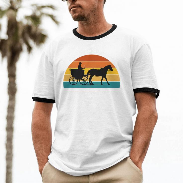Please Be Patient With Me I'm From The 1900s Apparel Premium Unisex Cotton Ringer T-Shirt