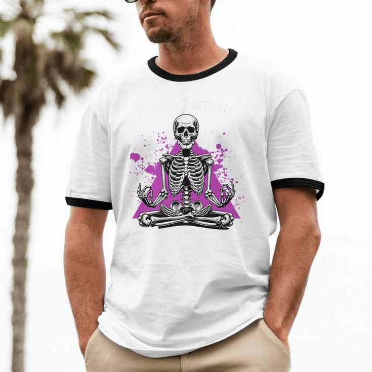 Please Be Patient With Me I'm From The 1900s Humor Premium Unisex Cotton Ringer T-Shirt
