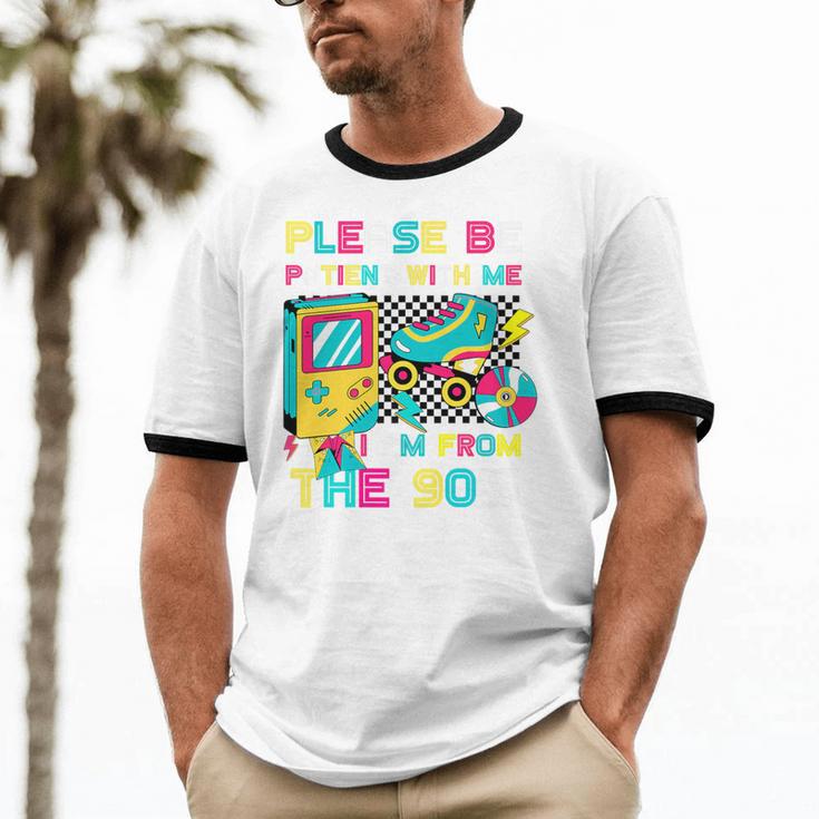 Please Be Patient With Me I'm From The 1900s Vintage 1900s Premium Unisex Cotton Ringer T-Shirt Please Be Patient With Me I'm From The 1900s Vintage 1900s Premium Unisex Cotton Ringer T-Shirt