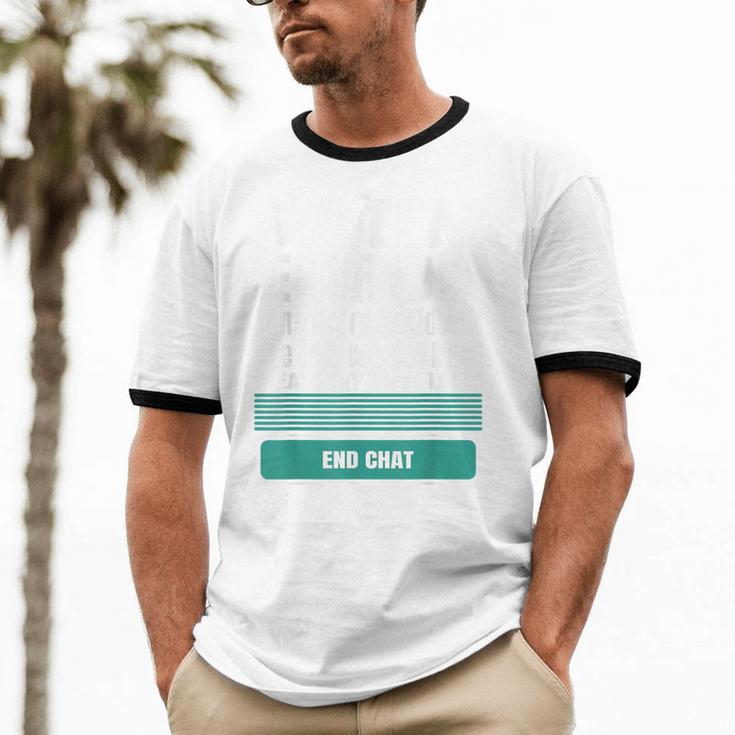 Sarcastic Apparel For Antisocial Introverts System Error Unisex Cotton Ringer T-Shirt Sarcastic Apparel For Antisocial Introverts System Error Unisex Cotton Ringer T-Shirt