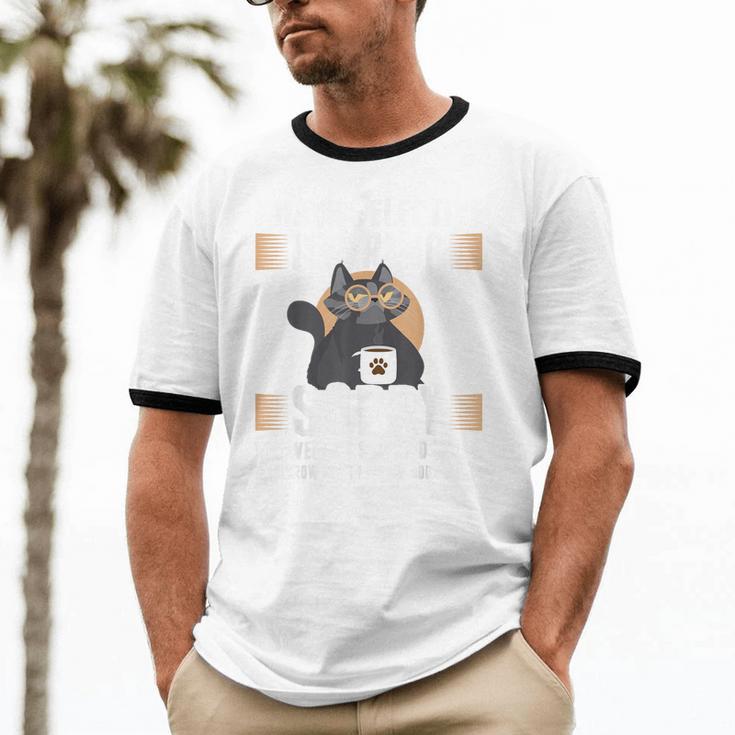 Sarcastic Joke For Introvert And Anti-Social Unisex Cotton Ringer T-Shirt Sarcastic Joke For Introvert And Anti-Social Unisex Cotton Ringer T-Shirt