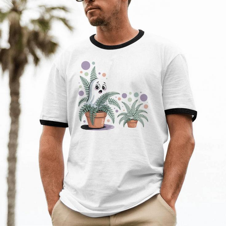 Social Anxiety Introvert Nervous Awkward Socially Unisex Cotton Ringer T-Shirt