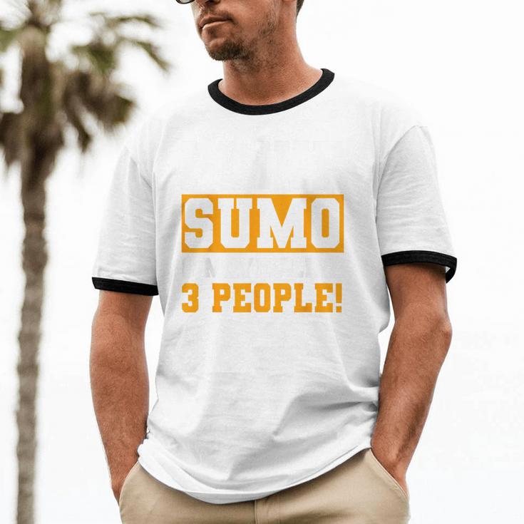 Sumo Wrestling Introvert Wrestler Sumotori Japanese Sport Unisex Cotton Ringer T-Shirt Sumo Wrestling Introvert Wrestler Sumotori Japanese Sport Unisex Cotton Ringer T-Shirt