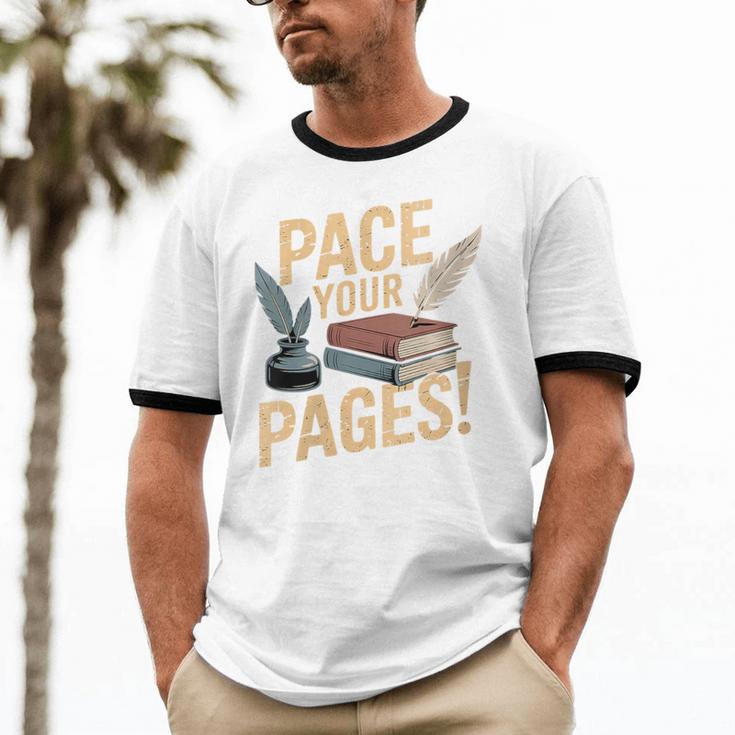Vintage Literary Nostalgia Unisex Cotton Ringer T-Shirt Vintage Literary Nostalgia Unisex Cotton Ringer T-Shirt