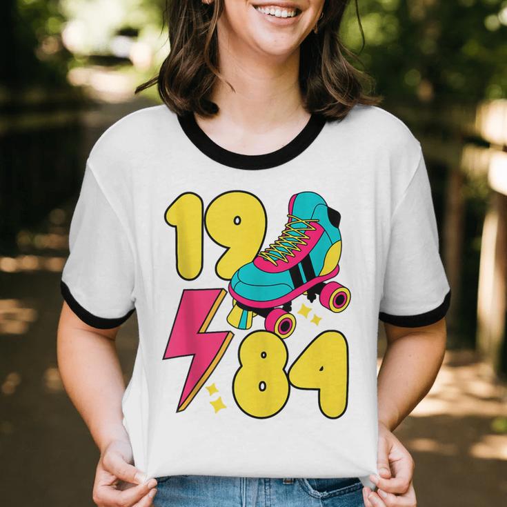1984 Retro Raised In The 80s Old School Nostalgia Vibes Unisex Cotton Ringer T-Shirt 1984 Retro Raised In The 80s Old School Nostalgia Vibes Unisex Cotton Ringer T-Shirt