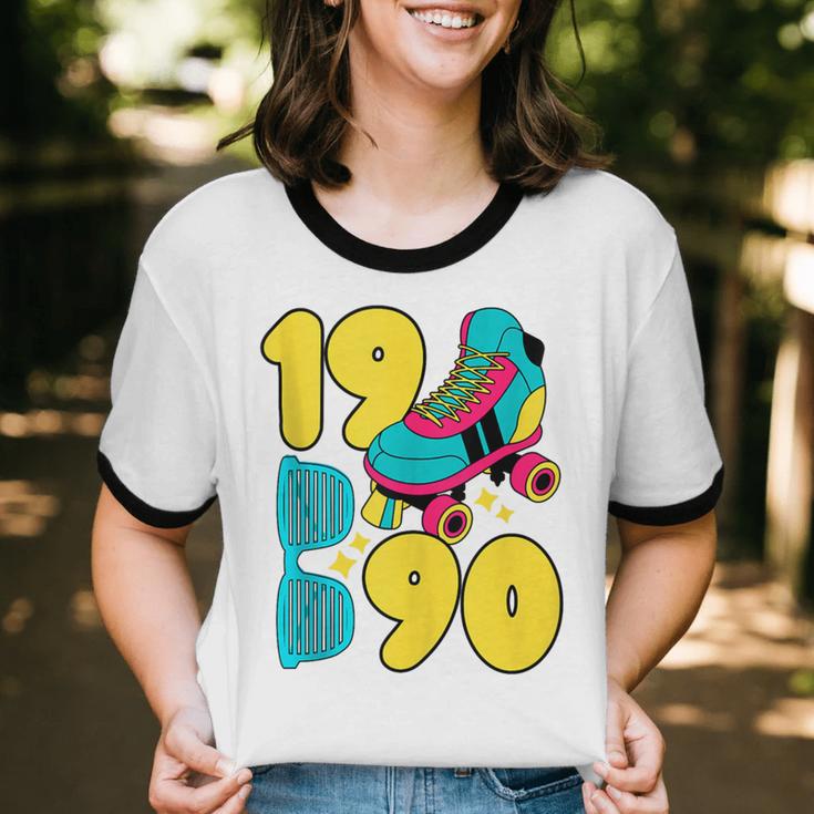 1990 Retro Raised In The 90s Old School Nostalgia Vibes Unisex Cotton Ringer T-Shirt 1990 Retro Raised In The 90s Old School Nostalgia Vibes Unisex Cotton Ringer T-Shirt