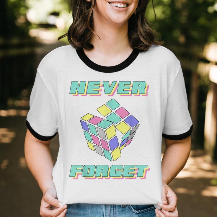 80s 90s Nostalgia Magic Cube Retro Party Costume Unisex Cotton Ringer T-Shirt 80s 90s Nostalgia Magic Cube Retro Party Costume Unisex Cotton Ringer T-Shirt