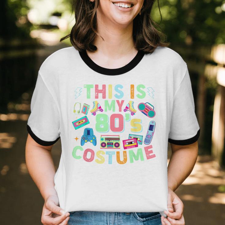 This Is My 90s Costume Mixtape Era Outfits Nostalgia 1990s Unisex Cotton Ringer T-Shirt