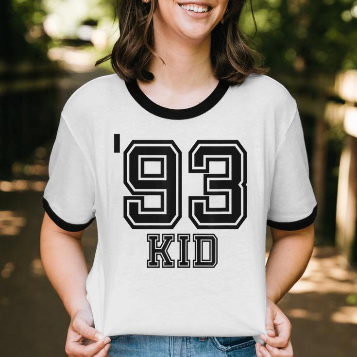 '93 Kid Perfect Vintage Retro Nostalgia Gear For Year 1993 Unisex Cotton Ringer T-Shirt '93 Kid Perfect Vintage Retro Nostalgia Gear For Year 1993 Unisex Cotton Ringer T-Shirt