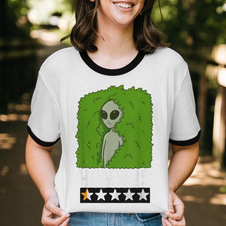 Alien Avoids Humans Sarcastic Introvert Humor Unisex Cotton Ringer T-Shirt Alien Avoids Humans Sarcastic Introvert Humor Unisex Cotton Ringer T-Shirt