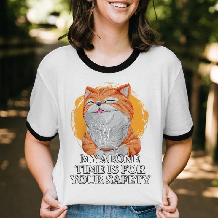 My Alone Time Is For Your Safety Coffee Lover Introvert Raglan Baseball Tee Unisex Cotton Ringer T-Shirt My Alone Time Is For Your Safety Coffee Lover Introvert Raglan Baseball Tee Unisex Cotton Ringer T-Shirt