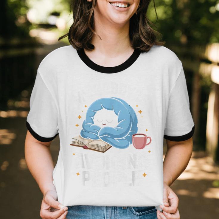 Anti-Social Club Homebody Introvert Hibernate Hermit Shyness Unisex Cotton Ringer T-Shirt