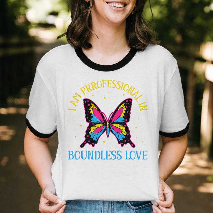 Boundless Love Pan Pride Pansexual Introvert Omnisexuality Unisex Cotton Ringer T-Shirt Boundless Love Pan Pride Pansexual Introvert Omnisexuality Unisex Cotton Ringer T-Shirt