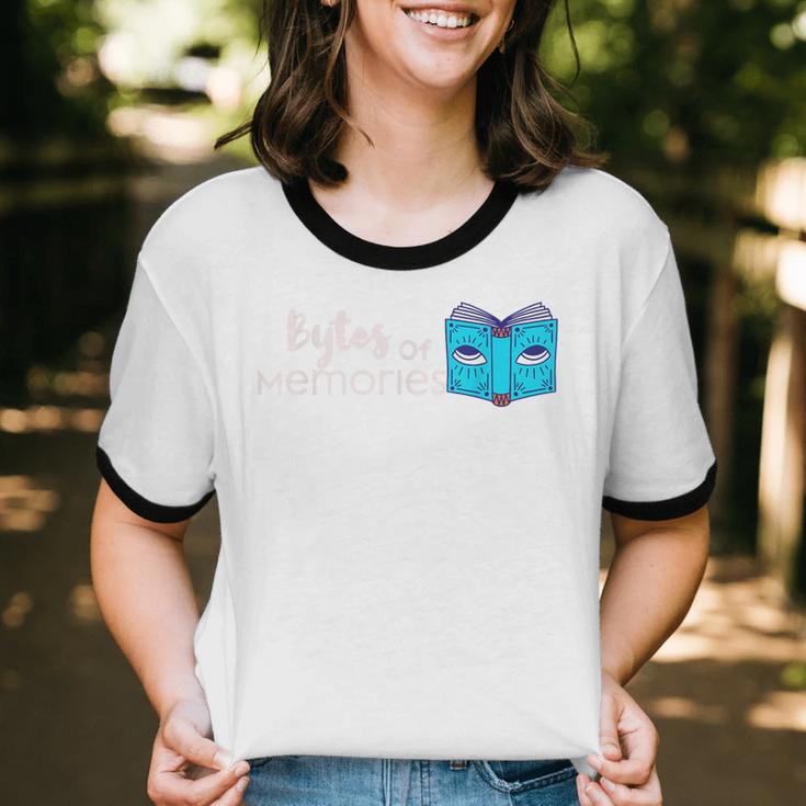 Bytes Of Memories Digital Nostalgia Concept Line Unisex Cotton Ringer T-Shirt