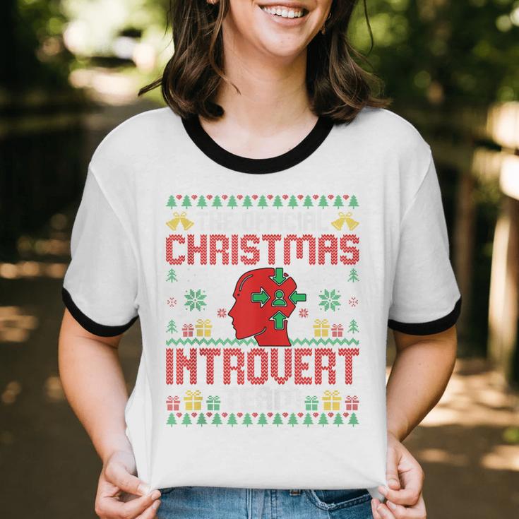 Christmas Introvert Team Introvert Introverted Xmas Unisex Cotton Ringer T-Shirt Christmas Introvert Team Introvert Introverted Xmas Unisex Cotton Ringer T-Shirt