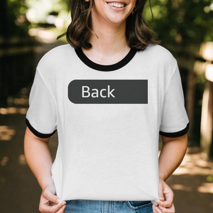Dear Person Behind Me If You Can Read This Introvert Unisex Cotton Ringer T-Shirt