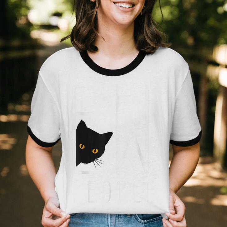 Ew People Cat Introvert Anti-Social Unisex Cotton Ringer T-Shirt Ew People Cat Introvert Anti-Social Unisex Cotton Ringer T-Shirt