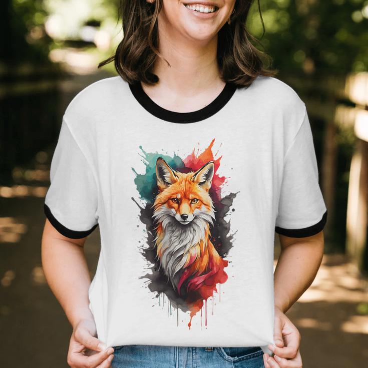 Fox For Fox Lovers Men Women Kids Introverts Unisex Cotton Ringer T-Shirt Fox For Fox Lovers Men Women Kids Introverts Unisex Cotton Ringer T-Shirt