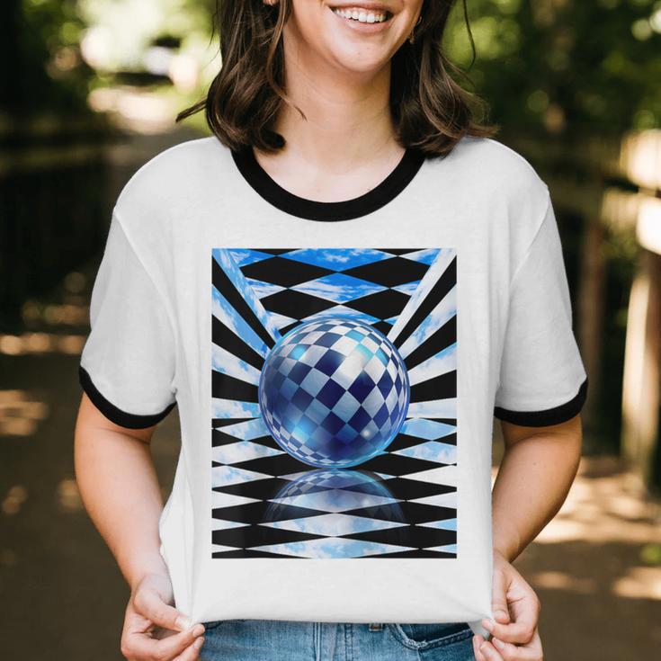 Frutiger Aero Aesthetic Tech Checkered Room Orb Sky Raglan Baseball Tee Unisex Cotton Ringer T-Shirt Frutiger Aero Aesthetic Tech Checkered Room Orb Sky Raglan Baseball Tee Unisex Cotton Ringer T-Shirt