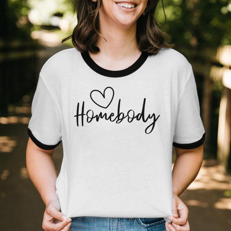 Homebody At Home Lets Stay Home Introvert Unisex Cotton Ringer T-Shirt Homebody At Home Lets Stay Home Introvert Unisex Cotton Ringer T-Shirt