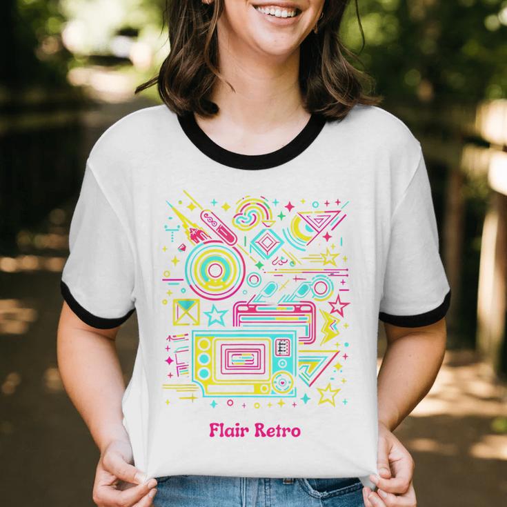 Iconic Nostalgia Vintage Graphic Unisex Cotton Ringer T-Shirt