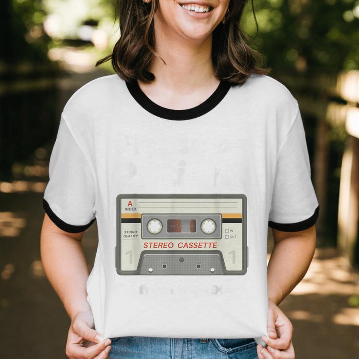 I'm From The 1900s Be Patient Retro Cassette Tape Unisex Cotton Ringer T-Shirt I'm From The 1900s Be Patient Retro Cassette Tape Unisex Cotton Ringer T-Shirt