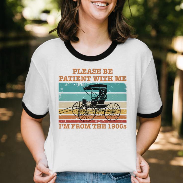 I'm From The 1900s Vintage Retirement Premium Unisex Cotton Ringer T-Shirt I'm From The 1900s Vintage Retirement Premium Unisex Cotton Ringer T-Shirt