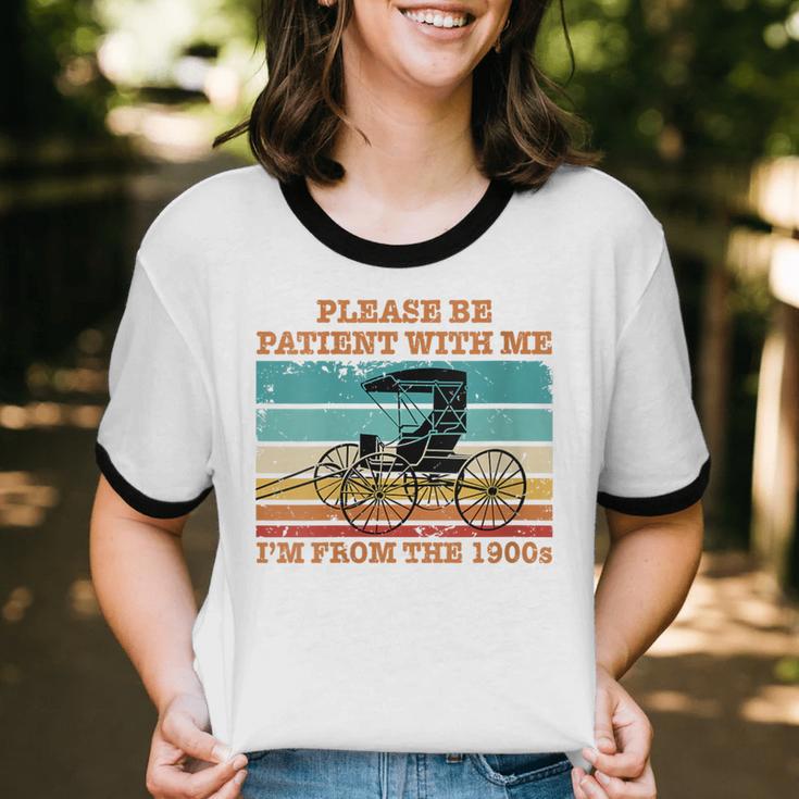 I'm From The 1900s Vintage Retirement Unisex Cotton Ringer T-Shirt I'm From The 1900s Vintage Retirement Unisex Cotton Ringer T-Shirt