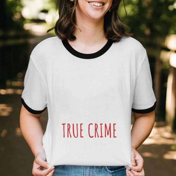 I'm A Millennial Introvert True Crime Podcast Fan Men Women Unisex Cotton Ringer T-Shirt I'm A Millennial Introvert True Crime Podcast Fan Men Women Unisex Cotton Ringer T-Shirt