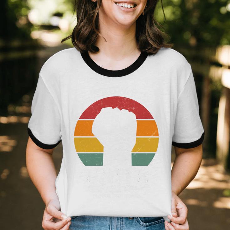 Introvert Antisocial Men Women Kids Boys Girls Unisex Cotton Ringer T-Shirt