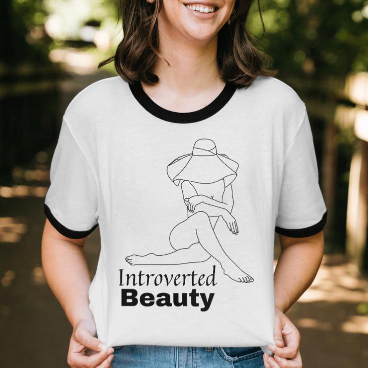 Introvert Health Aware Acceptance Beauty Art Unisex Cotton Ringer T-Shirt Introvert Health Aware Acceptance Beauty Art Unisex Cotton Ringer T-Shirt
